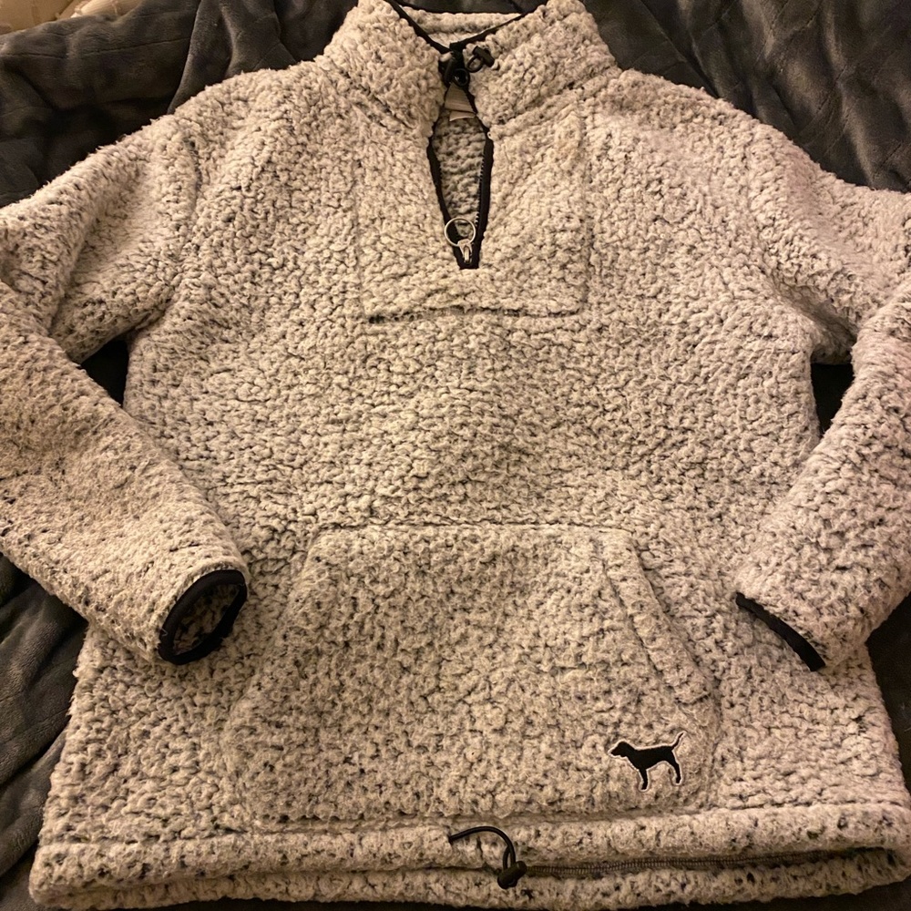 PINK sherpa pull over